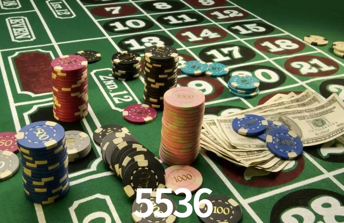 Sinta a adrenalina dos jogos de cassino com 5536